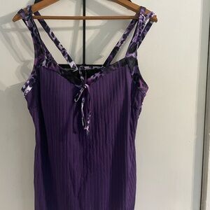 NIB Modlily Purple Strappy Bathing Suit size large